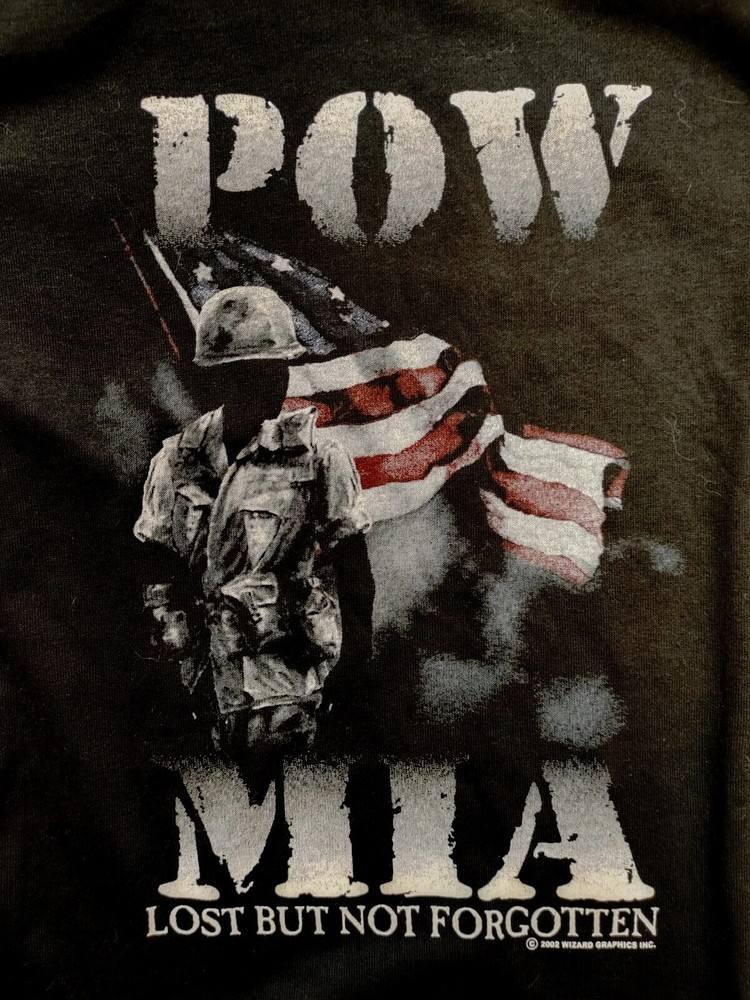 Rothco Shirt POW MIA Shirt Tee ARMY NAVY MARINES Unites States Veterans XL