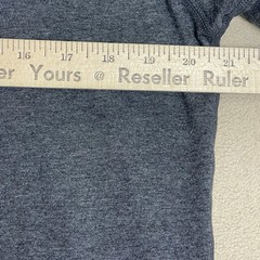 BYLT Basics Shirt Mens L Gray Drop Cut Short Sleeve Stretch Performance Tee