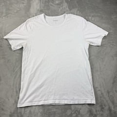 Hugo Boss White Crew Neck T Shirt Men’s XL Slim Fit Cotton Logo Tee