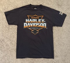 Harley Davidson T Shirt Adult M Amish Horsepower Double Sided Dover Ohio