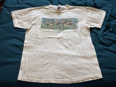Vintage Humane Society Shirt Mens Large White 2005 Dog Cat Puppy Kitten Pet Y2K