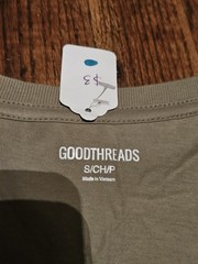 Goodthreads Men’s Green Short Sleeve T-shirt Size Small Minimalist Nwt Basic