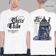 Chris Thile Bachtoberfest Tour Dates On October 2025 Double Sided T-Shirt