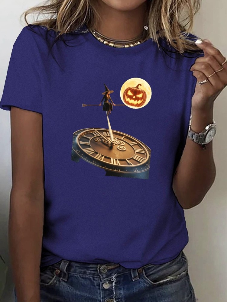 Halloween Custom T-Shirt | 100% Pure Cotton 180g | Comfortable & Festive Design