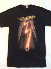 The Flash TV Series Running in City Lightning T-shirt Official Licensed New