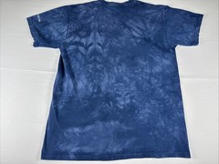 The Mountain Big Cats Tiger Lion Panther Graphic T Shirt Mens Large Blue Tie Dye