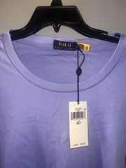 Polo Ralph Lauren Shirt Mens 3LT Blue Classic Pony Tee Crew Neck Golf 639