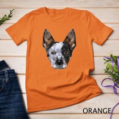 Geometric Blue Heeler Australian Cattle Dog Zip Tee Unisex T-shirt