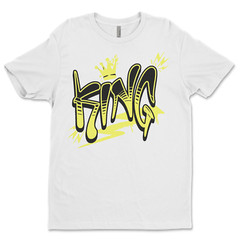 Custom T-Shirt, King ,Dtf Print On Next Level T-Shirt unisex Soft Cotton