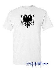 Albania T Shirt – Red or White Albanian tee
