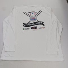 Sport-Tek ST350LS Katy Strong Men XL White Long Sleeve PosiCharge Competitor Tee