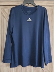 Adidas Creator Tee Men’s Size XL Navy Blue & White Logo Athletic Pullover
