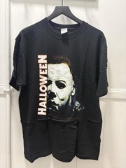 Vintage Halloween Michael Myers Shirt Mens Large Black Anvil Horror Movie Tee