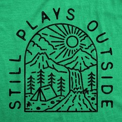 Mens Funny T Shirts Still Plays Outside Sarcastic Nature Graphic Novelty Tee for