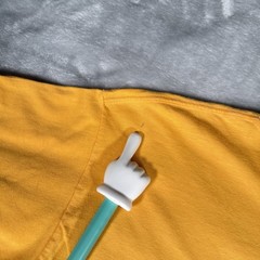 Vintage GAP Pocket T Shirt Mens S Loose Fit Made In USA Faded Yellow 90s