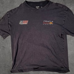 Hollister Oracle Red Bull Racing Formula 1 T-Shirt Mens Small Blue Graphic Tee