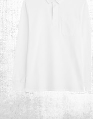 Men’s Seasalt Cotton Collared Button Up Rugby T-shirt Top Cotton Pockets White (