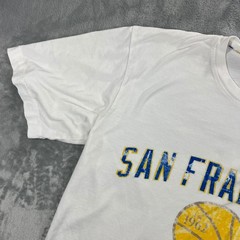 SAN FRANCISCO WARRIORS Vintage HWC T-Shirt Mens XL White 1962 Bamboo