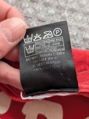 Vintage B.U.M Respect Shirt Mens Medium Red Dragon Single Stitch 1998 90s Y2K