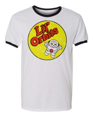 Retro Ad Art Tee T Shirt Vtg Lil Orbits Donut Mini Donuts 60s