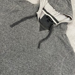 Banana Republic Hooded Long Sleeve Shirt Men’s Size Large Gray Light Weight Knit