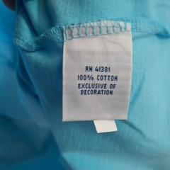 Polo Ralph Lauren Mens 2XB Big Blue Cotton Pocket T-Shirt Yellow Pony Logo