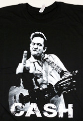 JOHNNY CASH T-shirt Man In Black Country Rock Singer 100% Cotton Tee Men’s New
