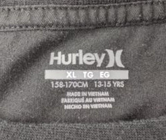 Hurley Short Sleeve T Shirt Teens Size XL 13 To 15 Years