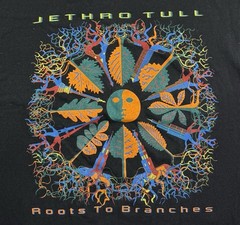 Jethro Tull 1996 Vintage Roots To Branches Tour T Shirt XL