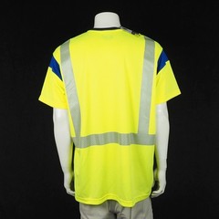 New Carhartt Force High Visibility Tee Shirt Mens XL Yellow Work United Airlines