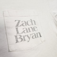 Zach Bryan Shirt Adult Medium Quittin Time Tour Heavy Cotton Country Music White