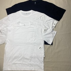 MODE OF ONE T-shirt Lot Boxy Pocket T-Shirt Regular Fit Cotton Lightweight M
