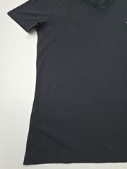 Tommy Hilfiger Mens T Shirt Black V Neck Slim XL No Tags