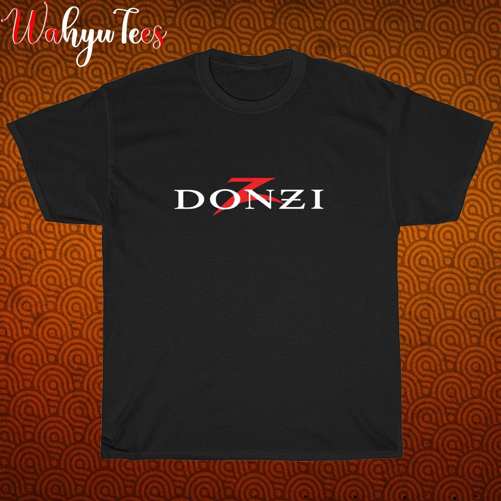 New Donzi Marine Logo Black/Grey/Navy/White Size S-5XL Unisex T-Shirt