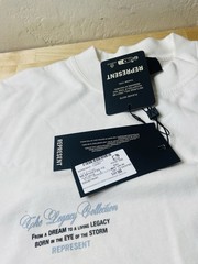 REPRESENT LEGACY FALCON FLAT WHITE T-SHIRT Size Small Oversized