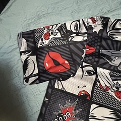 OH SNAP Drill Clothing Co Comic Book T-Shirt Size M (flaws)