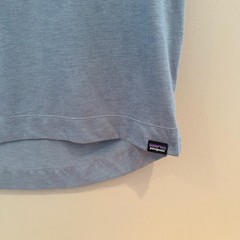Patagonia Capilene Cool Trail Henley Shirt Blue Heather Mens Medium Gorpcore