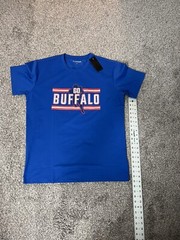 Clorpeak Mens City Classic Football Go Buffalo Blue Tee Shirt Sz US L New