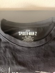 Spider-Man 2 Adult Tee Venom XL Black Superhero Ultimate Hero Marvel