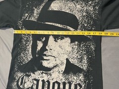 Vintage Al Capone T Shirt Fashion Victim Tee Chicago Gangster AOP 2005 Y2K