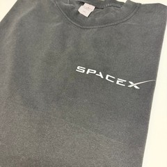 SpaceX Front & Back Print Vintage Premium Tee NASA Elon Musk Tesla Space X BFR
