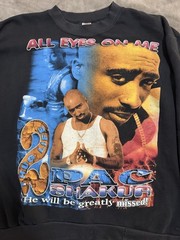 Vintage 2PAC T-Shirt “ ALL EYES ON ME” Me Against The World TUPAC Rap Crew XL
