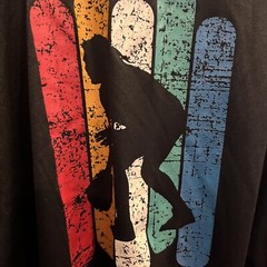 mens L tee shirt A4.com basketball logo black cool performance crew long sleeve