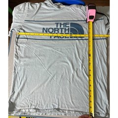 The North Face Standard Fit T Shirt Mens Medium Light Blue Graphic Spellout Logo
