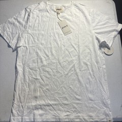 Pact Men’s White One For All Softspun Crew Neck Tee 100% Cotton L