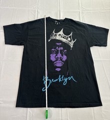 Brooklyn Mint Notorious B.I.G. Graphic Tee Black XL Cotton T Shirt