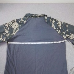 New Magcomsen First Grade Class B Men’s Size XL Shirt Gray W/Digital Camo Sleeve