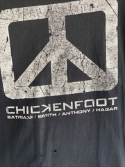 Vintage Black Chicken foot 2009 World Tour T-shirt. Size 2X with flaw as shown