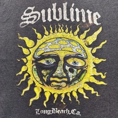 Sublime Long Beach, CA T-shirt Sun Logo Gray Mens Small