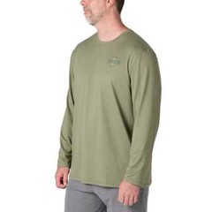 Hang Ten Men’s Long Sleeve Sun Tee, UPF 50+, Quick-dry fabric, Lightweight